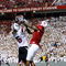 RALEIGH, NC - SEPTEMBER 3:  Stephon Gilmore #5 of the South Carolina Gamecocks knocks down the ball against Jarvis Williams #5 of the North Carolina State Wolfpack that seal a 7-3 victory for the Gamecocks during their game at Carter-Finley Stadium on September 3, 2009 in Raleigh, North Carolina.  (Photo by Streeter Lecka/Getty Images)