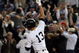 NEW YORK - OCTOBER 09:  Alex Rodriguez #13 of the New York Yankees celebrates after hitting a two run home run in the ninth inning against the Minnesota Twins in Game Two of the ALDS during the 2009 MLB Playoffs at Yankee Stadium on October 9, 2009 in the Bronx borough of New York City.  (Photo by Jim McIsaac/Getty Images)