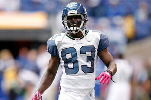 INDIANAPOLIS - OCTOBER 04:  Deion Branch #83 of the the Seattle Seahawks is pictured during the NFL game against the Indianapolis Colts at Lucas Oil Stadium on October 4, 2009 in Indianapolis, Indiana.  (Photo by Andy Lyons/Getty Images)