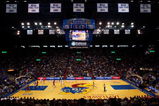 LAWRENCE, KS - FEBRUARY 21:  A general view during the game between the Nebraska Cornhuskers and the Kansas Jayhawks on February 21, 2009 at Allen Fieldhouse in Lawrence, Kansas.  (Photo by Jamie Squire/Getty Images)