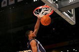 NEW ORLEANS - FEBRUARY 16:  Rudy Gay of the Memphis Grizzlies participates in the Sprite Slam Dunk Contest, part of 2008 NBA All-Star Weekend at the New Orleans Arena on February 16, 2008 in New Orleans, Louisiana.  NOTE TO USER: User expressly acknowledges and agrees that, by downloading and or using this photograph, User is consenting to the terms and conditions of the Getty Images License Agreement.  (Photo by Ronald Martinez/Getty Images)