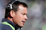 SEATTLE - OCTOBER 11:  Head coach Jim Mora of the Seattle Seahawks watches the action during the game against the Jacksonville Jaguars on October 11, 2009 at Qwest Field in Seattle, Washington. The Seahawks defeated the Jaguars 41-0. (Photo by Otto Greule Jr/Getty Images)   