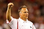 ATHENS, GA - SEPTEMBER 12:  Head coach Mark Richt of the Georgia Bulldogs against the South Carolina Gamecocks at Sanford Stadium on September 12, 2009 in Athens, Georgia.  (Photo by Kevin C. Cox/Getty Images)