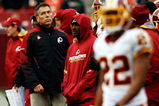 LANDOVER, MD - OCTOBER 18:  Washington Redskins head coach Jim Zorn watches from the sideline as his team loses to the Kansas Chiefs October 18, 2009 at FedEx Field in Landover, Maryland. The Chiefs won the game 14-6.  (Photo by Win McNamee/Getty Images)