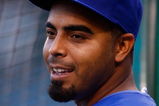 ANAHEIM, CA - SEPTEMBER 29:  Nelson Cruz #17 of the Texas Rangers takes batting practice prior to the game against the Los Angeles Angels of Anaheim at Angel Stadium on September 29, 2009 in Anaheim, California.  (Photo by Jeff Gross/Getty Images)