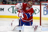 MONTREAL- SEPTEMBER 24:  Jaroslav Halak #41 of the Montreal Canadiens clears the puck during the NHL preseason game against the Boston Bruins on September 24, 2009 at the Bell Centre in Montreal, Quebec, Canada.  The Bruins defeated the Canadiens 2-1 in a shootout.  (Photo by Richard Wolowicz/Getty Images)