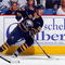 BUFFALO, NY - MARCH 27:  Daniel Paille #20 of the Buffalo Sabres skates with the puck against the Toronto Maple Leafs on March 27, 2009 at HSBC Arena in Buffalo, New York. (Photo by Rick Stewart/Getty Images)