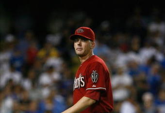 LOS ANGELES, CA - SEPTEMBER 01:  Arizona Diamondbacks manager A.J. Hinch walks back to the dugout against the Los Angeles Dodgers at Dodger Stadium on September 1, 2009 in Los Angeles, California.  (Photo by Jeff Gross/Getty Images)