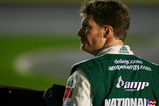 CONCORD, NC - OCTOBER 15:  Dale Earnhardt Jr., driver of the #88 AMP Energy Chevrolet, stands on pit road during qualifying for the NASCAR Sprint Cup Series NASCAR Banking 500 at Lowe's Motor Speedway on October 15, 2009 in Concord, North Carolina.  (Photo by Jason Smith/Getty Images for NASCAR)