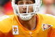 KNOXVILLE, TN - OCTOBER 10:  Jonathan Crompton #8 of the Tennessee Volunteers looks to pass the ball during the SEC game against the Georgia Bulldogs at Neyland Stadium on October 10, 2009 in Knoxville, Tennessee.  (Photo by Andy Lyons/Getty Images)