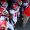 PASADENA, CA - SEPTEMBER 27:  Head coach Pat Hill and the Frenso State Bulldogs prepare to take on the UCLA Bruins on September 27, 2008 at the Rose Bowl in Pasadena, California.  (Photo by Stephen Dunn/Getty Images)
