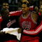 LONDON, ENGLAND - OCTOBER 06:  James Johnson (C) of the Chicago Bulls celebrates with team mates after scoring the winning shot in the final second during the NBA pre-season game as part of the 2009 NBA Europe Live Tour between Chicago Bulls and Utah Jazz at the O2 Arena on October 6, 2009 in London, England.  NOTE TO USER: User expressly acknowledges and agrees that, by downloading and/or using this Photograph, user is consenting to the terms and conditions of the Getty Images License Agreement.  (Photo by Clive Rose/Getty Images)