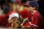 ANAHEIM, CA - OCTOBER 20:  An Angel fan looks dejected in Game Four of the ALCS between the Los Angeles Angels of Anaheim and the New York Yankees during the 2009 MLB Playoffs at Angel Stadium on October 20, 2009 in Anaheim, California.  (Photo by Stephen Dunn/Getty Images)