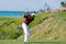 SOUTHAMPTON, BERMUDA - OCTOBER 20:  Stewart Cink, the 2009 British Open champion, hits his tee shot on the 16th hole during the first round of the PGA Grand Slam of Golf on October 20, 2009 Port Royal Golf Course in Southampton, Bermuda.  (Photo by Andy Lyons/Getty Images)