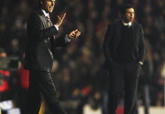 LONDON - DECEMBER 18:  Gareth Southgate the Middlesbrough manager issues instructions from the touchline during the Barclays Premiership match between Fulham and  Middelsbrough at Craven Cottage on December 18, 2006 in London, England.   (Photo by Phil Cole/Getty Images)