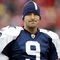 KANSAS CITY, MO - OCTOBER 11:  Quarterback Tony Romo #9 of the Dallas Cowboys warms-up prior to the start of the game against the Kansas City Chiefs on October 11, 2009 at Arrowhead Stadium in Kansas City, Missouri.  (Photo by Jamie Squire/Getty Images)