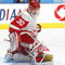 TORONTO, ON - SEPTEMBER 26:  Chris Osgood #30 of the Detroit Red Wings kicks aside a shot in a pre-season game against the Toronto Maple Leafs on September 26, 2009 at the Air Canada Centre in Toronto, Ontario. The Leafs defeated the Red Wings 2-1. (Photo by Claus Andersen/Getty Images)