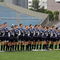 TOKYO - JUNE 09:  Players of Scotland line up prior to playing the IRB Junior World Championship Japan 2009 match between England and Scotland at Prince Chichibu Stadium on June 9, 2009 in Tokyo, Japan.  (Photo by Junko Kimura/Getty Images)