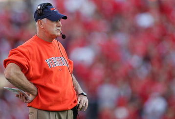 RALEIGH, NC - OCTOBER 27:  Head coach Al Groh of the Virginia Cavaliers watches their game against the North Carolina State Wolfpack at Carter-Finley Stadium October 27, 2007 in Raleigh, North Carolina.  (Photo by Streeter Lecka/Getty Images)