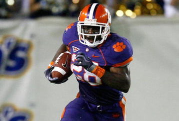 ATLANTA - SEPTEMBER 10:  C.J. Spiller #28 of the Clemson Tigers against the Georgia Tech Yellow Jackets at Bobby Dodd Stadium on September 10, 2009 in Atlanta, Georgia.  (Photo by Kevin C. Cox/Getty Images)