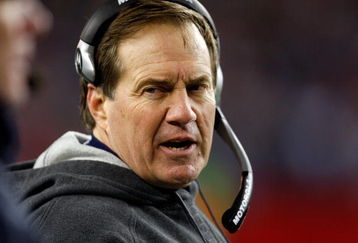 FOXBOROUGH, MA - JANUARY 12:  Head coach Bill Belichick of the New England Patriots stands on the sidelines against the Jacksonville Jaguars during the AFC Divisional playoff game at Gillette Stadium game on January 12, 2008 in Foxboro, Massachusetts.  (Photo by Jim Rogash/Getty Images)