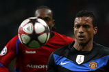 MOSCOW, RUSSIA - OCTOBER 21: Nani of Manchester United FC in action against Chidi Odiah of PFC CSKA Moscow during the UEFA Champions League group B match between CSKA Moscow and Manchester United at the Pat Luzhniki Stadium on October 21, 2009 in Moscow, Russia.  (Photo by Dmitry Korotayev/Epsilon/Getty Images)