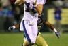 BOULDER, CO - OCTOBER 17: Kerry Meier #10 of the Kansas Jayhawks catches a pass against the Colorado Buffaloes at Folsom Field on October 17, 2009 in Boulder, Colorado. (Photo by Garrett W. Ellwood/Getty Images)