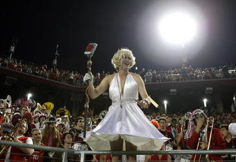 PALO ALTO, CA - SEPTEMBER 26: Members of the Stanford band perform during the Stanford Cardinal and the Washington Huskies game at Stanford Stadium on September 26, 2009 in Palo Alto, California. (Photo by Jed Jacobsohn/Getty Images)