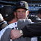 DENVER - OCTOBER 01:  Manager Jim Tracy (R) and closer Huston Street (L) of the Colorado Rockies celebrate after they defeated the Milwaukee Brewers at Coors Field on October 1, 2009 in Denver, Colorado. The Rockies defeated the Brewers 9-2 and clinched a National League playoff berth.  (Photo by Doug Pensinger/Getty Images)