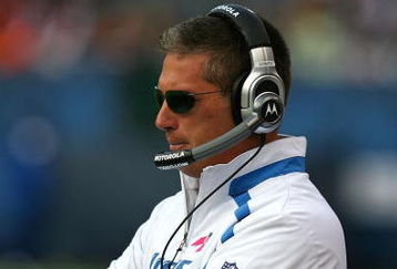 CHICAGO - OCTOBER 04: Head coach Jim Schwartz of the Detroit Lions watches the final minutes of a game against the Chicago Bears on October 4, 2009 at Soldier Field in Chicago, Illinois. The Bears defeated the Lions 48-24. (Photo by Jonathan Daniel/Getty Images)