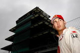 INDIANAPOLIS - MAY 07:  Graham Rahal driver of the #02 McDonald's Newman/Haas/Lanigan Racing Dallara Honda during practice for the IRL IndyCar Series 93rd running of the Indianapolis 500 on May 7, 2009 at Indianapolis Motor Speedway in Indianapolis, indiana.  (Photo by Jonathan Ferrey/Getty Images)