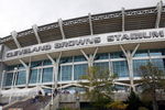 CLEVELAND - OCTOBER 04:  Cleveland Browns Stadium is seen prior to the Cleveland Browns game against the Cincinnati Bengals on October 4, 2009 in Cleveland, Ohio.  (Photo by Jim McIsaac/Getty Images)