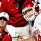 DALLAS - OCTOBER 17:  Quarterback Sam Bradford #14 of the Oklahoma Sooners on the sidelines after an injury during play against the Texas Longhorns at Cotton Bowl on October 17, 2009 in Dallas, Texas.  (Photo by Ronald Martinez/Getty Images)