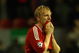 LIVERPOOL, ENGLAND - OCTOBER 20: Dirk Kuyt of Liverpool shows his dejection at the final whistle during the UEFA Champions League Group E match between Liverpool and Lyon at Anfield on October 20, 2009 in Liverpool, England. (Photo by Clive Brunskill/Getty Images)
