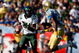 PASADENA, CA. - OCTOBER 10:  Kenjon Barner #24 of the Oregon Ducks runs a touchdown against Sheldon Price #22 of the UCLA Bruins on October 10, 2009 at the Rosebowl in Pasadena, California. the Ducks defeated the Bruins 24-10  (Photo by Jacob De golish/Getty Images)