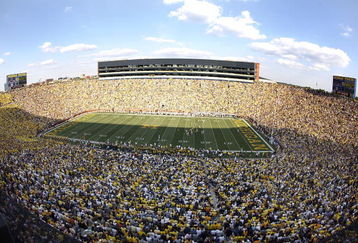 ANN ARBOR, MI - SEPTEMBER 05: General view of Michigan stadium during the third quarter as Western Michigan Broncos plays the Michigan Wolverines on September 5, 2009 at Michigan Stadium in Ann Arbor, Michigan. Michigan won the game 31-7. (Photo by Gregory Shamus/Getty Images)