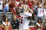 GLENDALE, AZ - SEPTEMBER 13:  Runningback Frank Gore #21 of the San Francisco 49ers scores a 3 yard touchdown reception against the Arizona Cardinals during the NFL game at the Universtity of Phoenix Stadium on September 13, 2009 in Glendale, Arizona. The 49ers defeated the Cardinals 20-16.  (Photo by Christian Petersen/Getty Images)