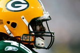 GREEN BAY, WI - AUGUST 15:  Fullback Quinn Johnson #45 of the Green Bay Packers looks on before taking on the Cleveland Browns during the preseason game at Lambeau Field on August 15, 2009 in Green Bay, Wisconsin. (Photo by Jonathan Daniel/Getty Images)