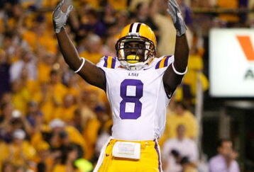 BATON ROUGE, LA - OCTOBER 10:  Trindon Holliday #8 of the Louisiana State University Tigers against the Florida Gators at Tiger Stadium on October 10, 2009 in Baton Rouge, Louisiana.  (Photo by Kevin C. Cox/Getty Images)
