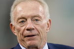 ARLINGTON, TX - SEPTEMBER 05:  Owner Jerry Jones of the Dallas Cowboys before a game between the Brigham Young Cougars and the Oklahoma Sooners at Cowboys Stadium on September 5, 2009 in Arlington, Texas.  (Photo by Ronald Martinez/Getty Images)
