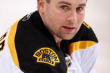 GLENDALE, AZ - OCTOBER 17:  Marc Savard #91 of the Boston Bruins warms up before the NHL game against the Phoenix Coyotes at Jobing.com Arena on October 17, 2009 in Glendale, Arizona. The Coyotes defeated the Bruins 4-1.  (Photo by Christian Petersen/Getty Images)