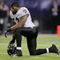 MINNEAPOLIS - OCTOBER 18:  Linebacker Ray Lewis #52 of the Baltimore Ravens looks on during the two minute warning against the Minnesota Vikings during NFL action at Hubert H. Humphrey Metrodome on October 18, 2009 in Minneapolis, Minnesota. The Vikings defeated the Ravens 33-31.  (Photo by Doug Pensinger/Getty Images)