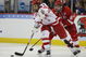 WASHINGTON - APRIL 11:  Kevin Shattenkirk #3 of the Boston Terriers tries to keep the puck from Tommy Wingels #9 of the Miami Red Hawks during the NCAA Men's Frozen Four Championship game on April 11, 2009 at the Verizon Center in Washington, DC. The Boston Terriers defeated the Miami Red Hawks 4-3 in overtime to win the national title.  (Photo by Elsa/Getty Images)