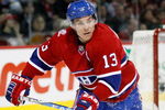 MONTREAL- OCTOBER 15:  Mike Cammalleri #13 of the Montreal Canadiens skates during the NHL game against the Colorado Avalanche on October 15, 2009 at the Bell Centre in Montreal, Quebec, Canada.  The Avalanche defeated the Canadiens 3-2.  (Photo by Richard Wolowicz/Getty Images)
