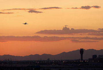 TEMPE, AZ - SEPTEMBER 19:  General view of the sunset over Sky Harbor Airport from Sun Devil Stadium before the college football game between the Arizona State Sun Devils and the Louisiana Monroe Warhawks on September 19, 2008 in Tempe, Arizona.  (Photo by Christian Petersen/Getty Images)