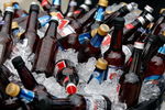 TAMPA, FL - FEBRUARY 01:  A detailed picture of bottles of beer before Super Bowl XLIII between the Arizona Cardinals and the Pittsburgh Steelers on February 1, 2009 at Raymond James Stadium in Tampa, Florida.  (Photo by Jamie Squire/Getty Images)