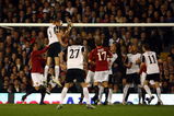 LONDON, ENGLAND - OCTOBER 22:  Brede Hangeland of Fulham scores the first goal during the Group E Europa League match between Fulham and AS Roma at Craven Cottage on October 22, 2009 in London, England.  (Photo by Phil Cole/Getty Images)