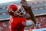 ATHENS, GA - OCTOBER 03: A.J. Green #8 of the Georgia Bulldogs pulls in this touchdown reception against Chris Hawkins #29 of the Louisiana State University Tigers at Sanford Stadium on October 3, 2009 in Athens, Georgia. (Photo by Kevin C. Cox/Getty Images)
