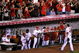 ANAHEIM, CA - OCTOBER 22: John Lackey #41 of the Los Angeles Angels of Anaheim acknowledges the crown during the seventh inning in Game Five of the ALCS against the New York Yankees during the 2009 MLB Playoffs at Angel Stadium on October 22, 2009 in Anaheim, California. (Photo by Harry How/Getty Images)
