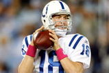 NASHVILLE, TN - OCTOBER 11:  Peyton Manning #18 of the Indianapolis Colts throws the ball during the NFL game against the Tennessee Titans at LP Field on October 11, 2009 in Nashville, Tennessee. The Colts defeated the Titans 31-9.  The Colts won 31-9.  (Photo by Andy Lyons/Getty Images)